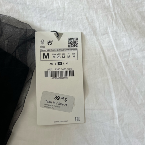 Zara women’s corset style tube top - Picture 4 of 4